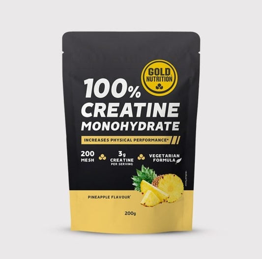 Creatina monohidrata, GoldNutrition, ananas, 200g