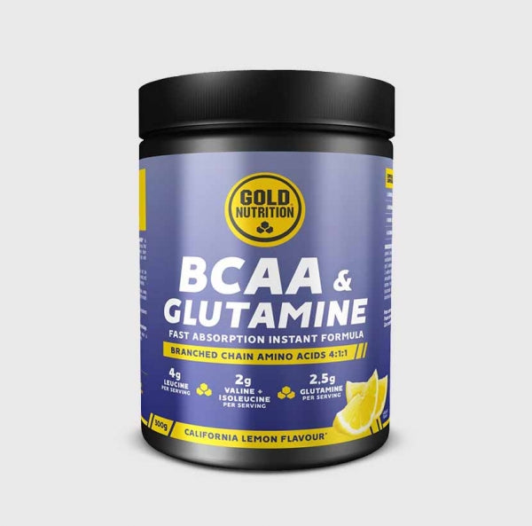 Aminoacizi BCAA &amp; glutamina, GoldNutrition BCAA &amp; Glutamine, lamaie,