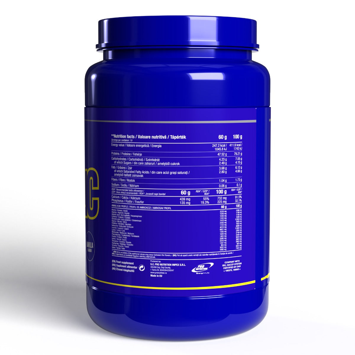 Proteine ​​concentrat - cazeinat - si proteina din lapte