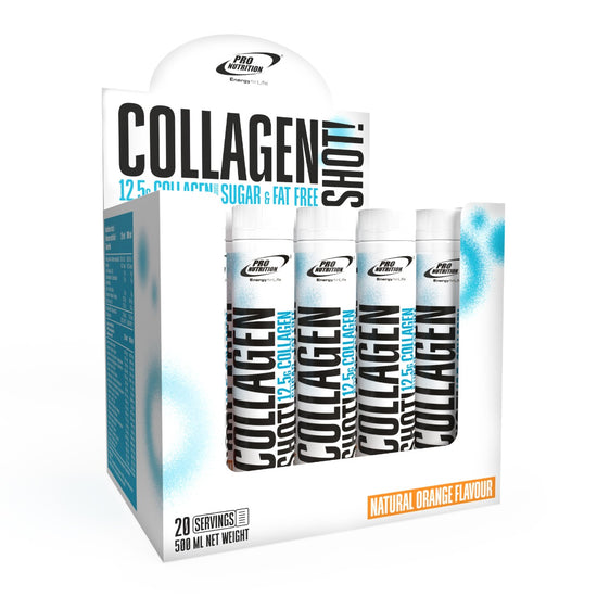 Colagen hidrolizat 12500 mg pe fiola, Amino 12500 Portocale 20 monodoze