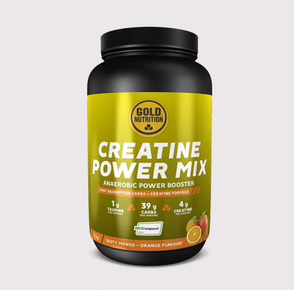 Creatina monohidrata, GoldNutrition, Creatine Power mix, portocale