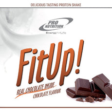 Proteine ​​femei cu bucati de fructe sau ciocolata