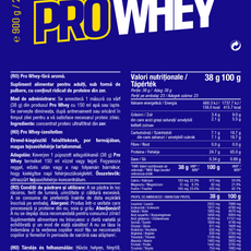 Proteine din zer concentrat fara aroma si indulcitori