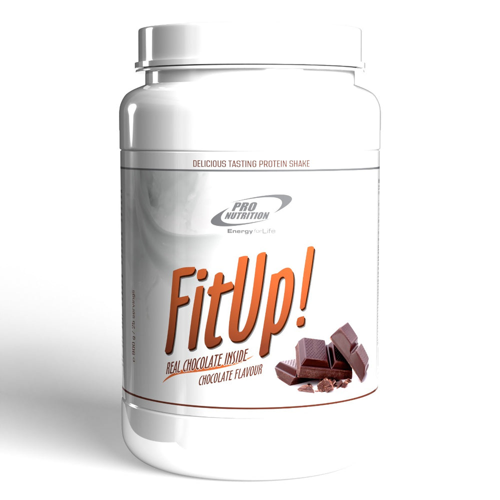 Proteine ​​femei cu bucati de fructe sau ciocolata