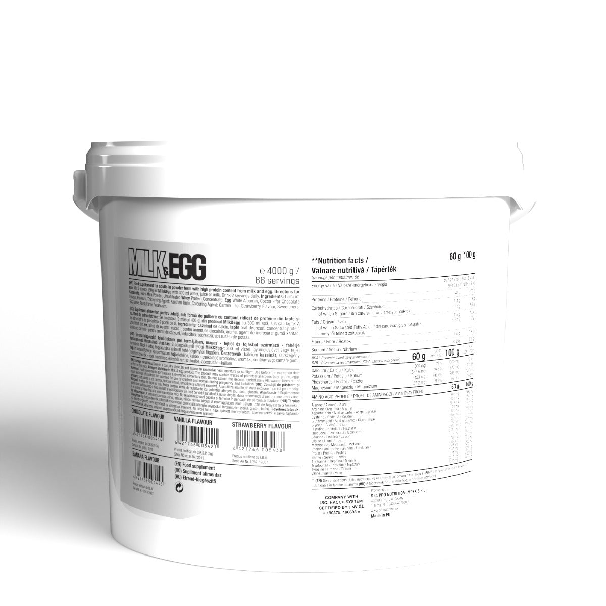 Proteine din lapte si albus de ou